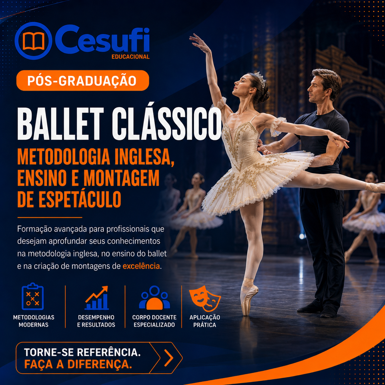 Pos em Ballet Inglês Cesufi Educacional Você Mais Longe