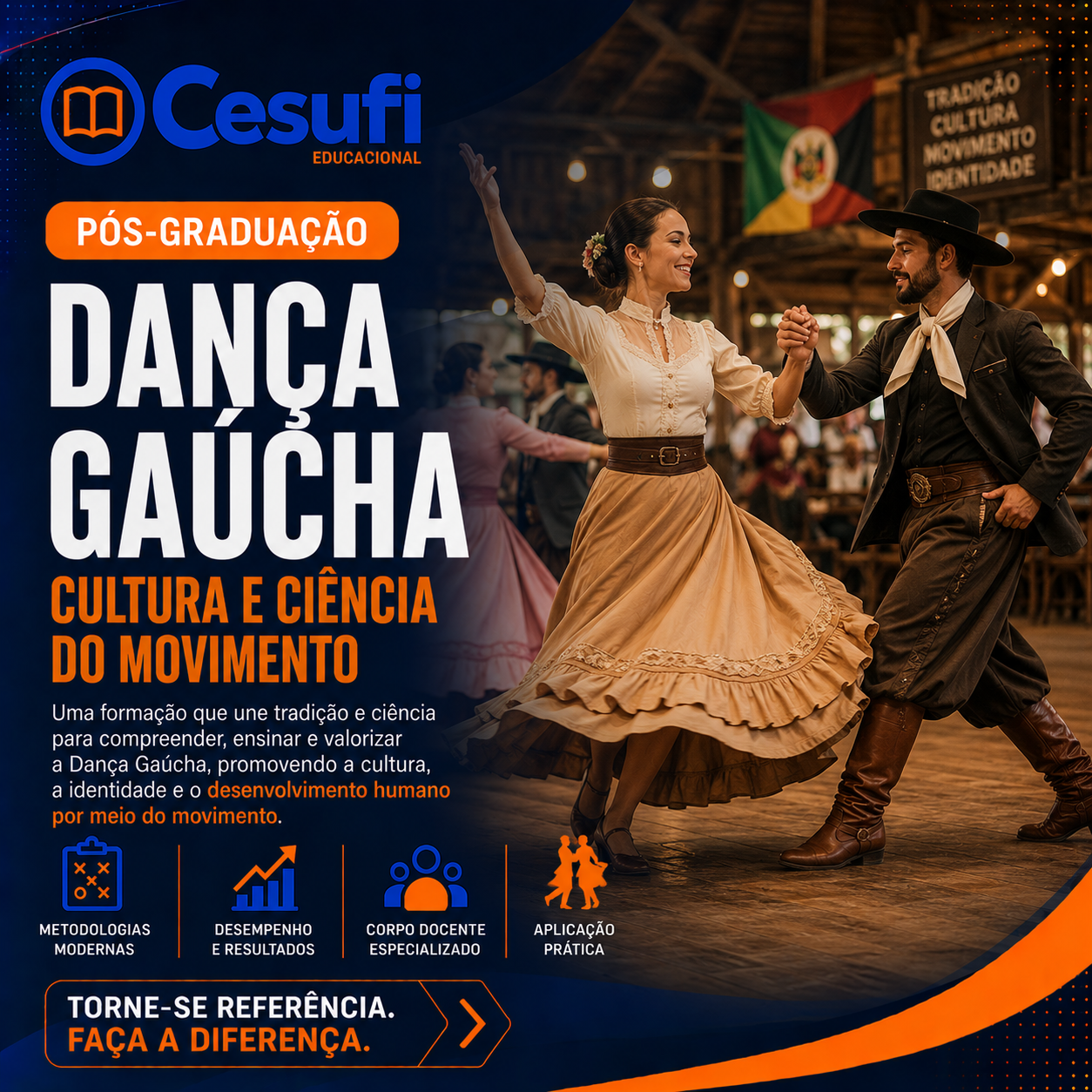 Pos em Dança Gaúcha Cesufi Educacional Você Mais Longe