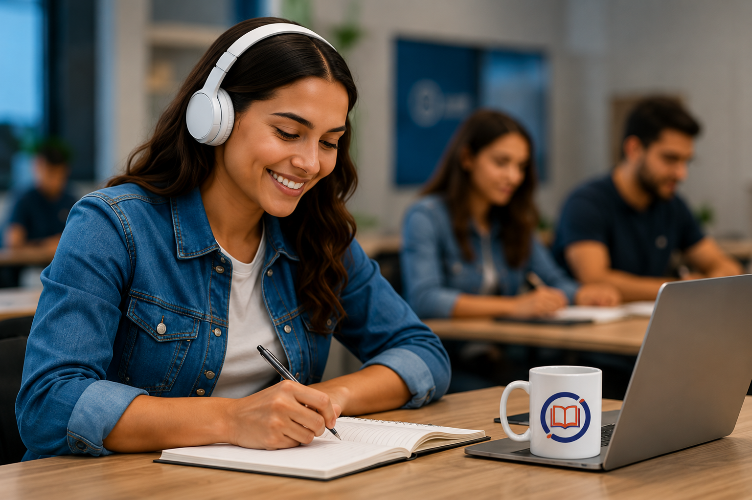 Aluna estudando online pelo Instituto Cesufi Educacional